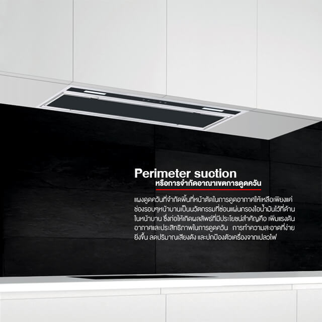 เครื่องดูดควันติดผนัง EVE HBI-SKYLINE-75 BLACK ขนาด 75 ซม. สีดำ